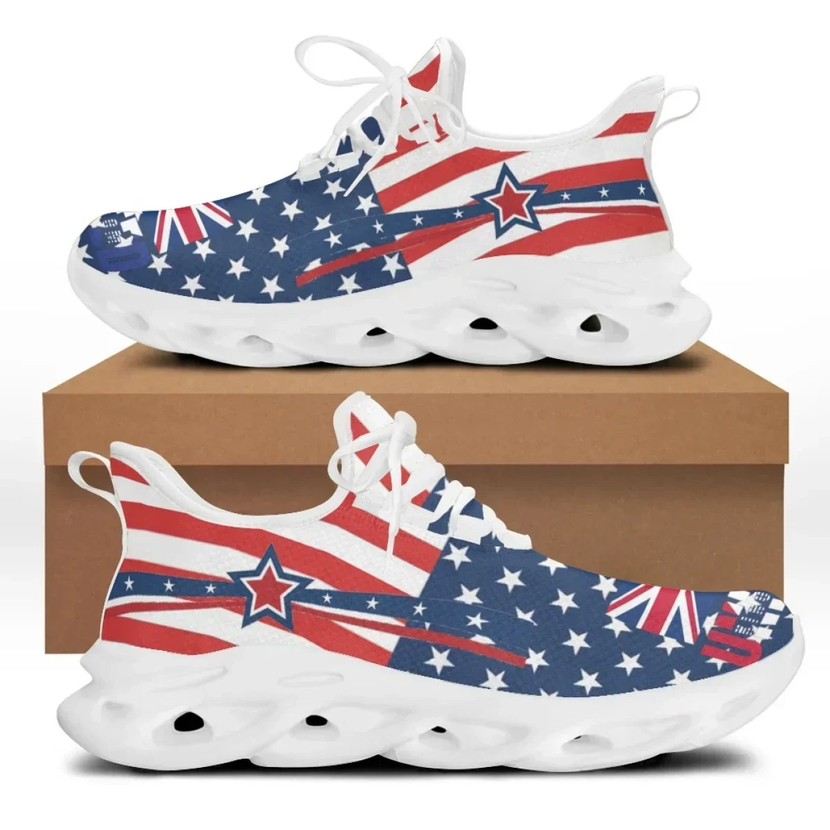 Men'S Shoes Liberty - 7.4 حذاء رياضي مسطح للنساء بطبعة