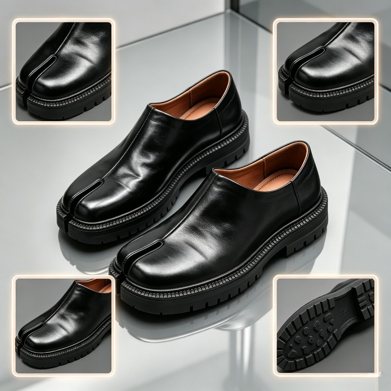 Men'S Shoes Hey Dude - حذاء لوفر رجالي من الجلد بتصميم