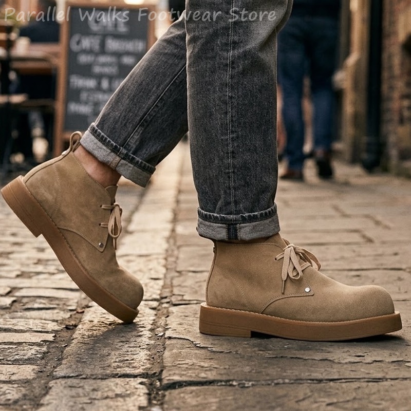 Men'S Shoes Smart - أحذية رجالية كلاسيكية من جلد الشمواه،