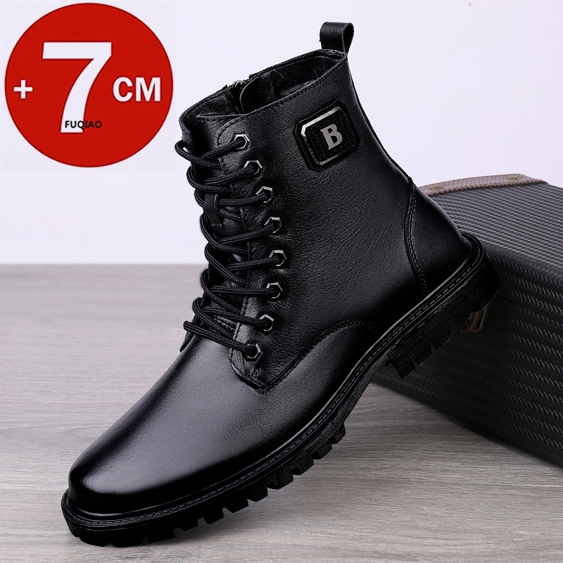 الرجال جلد طبيعي مصعد الأحذية  - مراجعة Men'S Shoes Increase Height وسعره