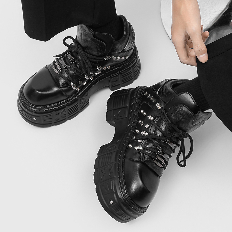 أحذية رجالية جديدة بتصميم قوطي - مراجعة Men'S Shoes Increase Height وسعره