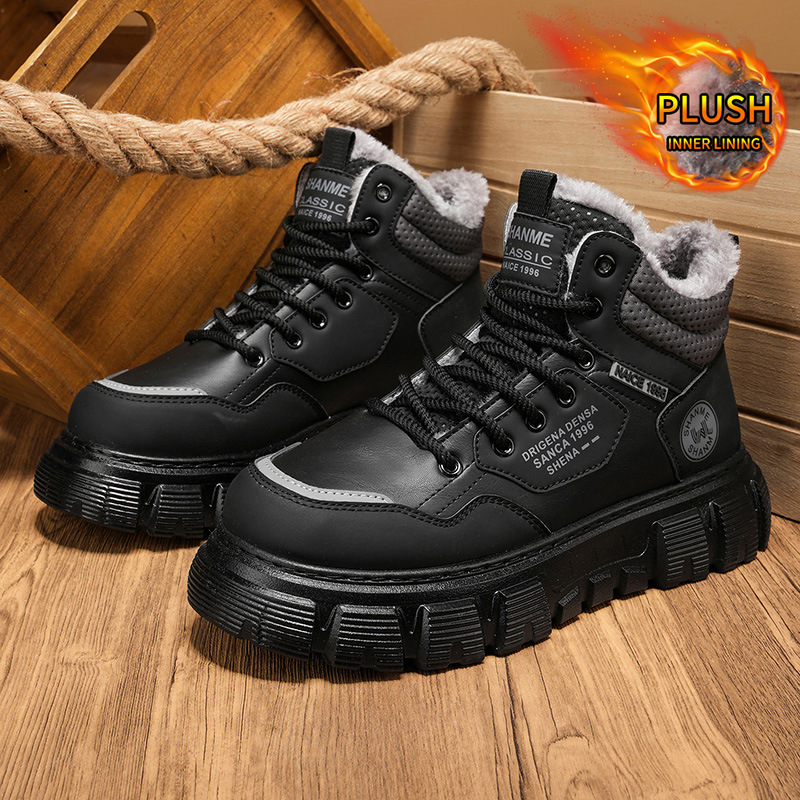 أحذية رجالية شتوية عالية الرقب - مراجعة Men'S Shoes Increase Height وسعره